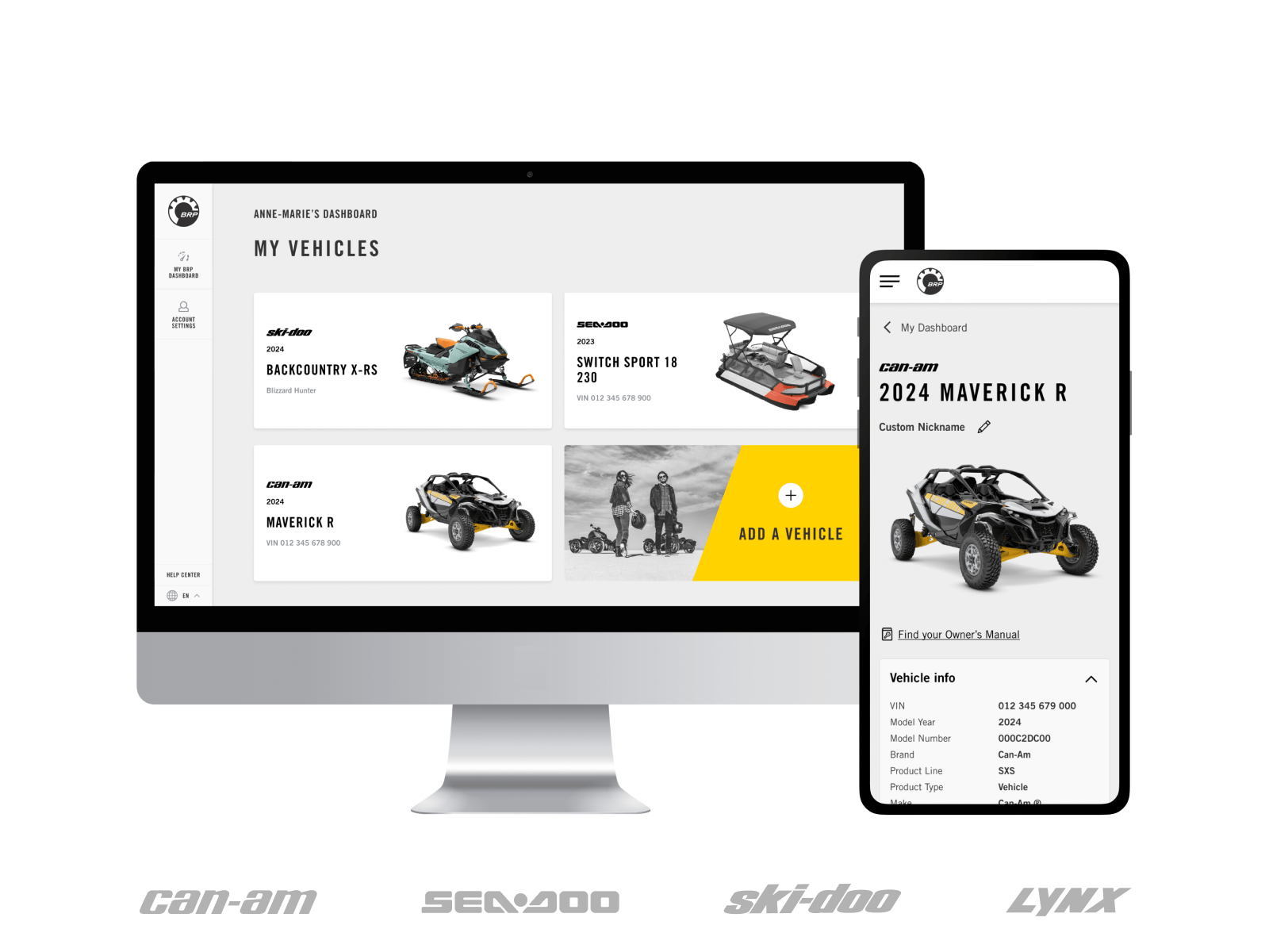 Manage your BRP vehicles with MyBRP